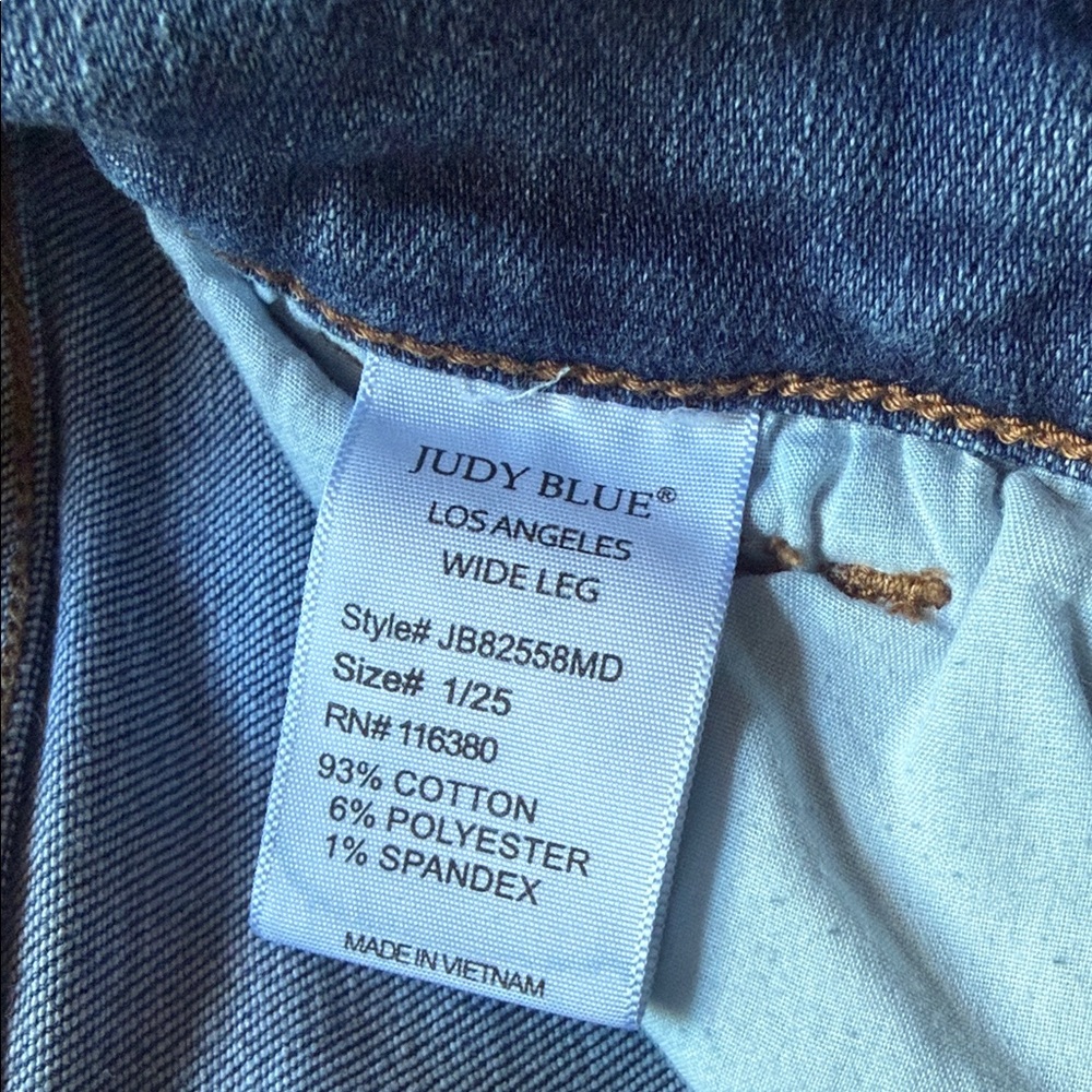 Judy Blue Denim Wide Leg Pants